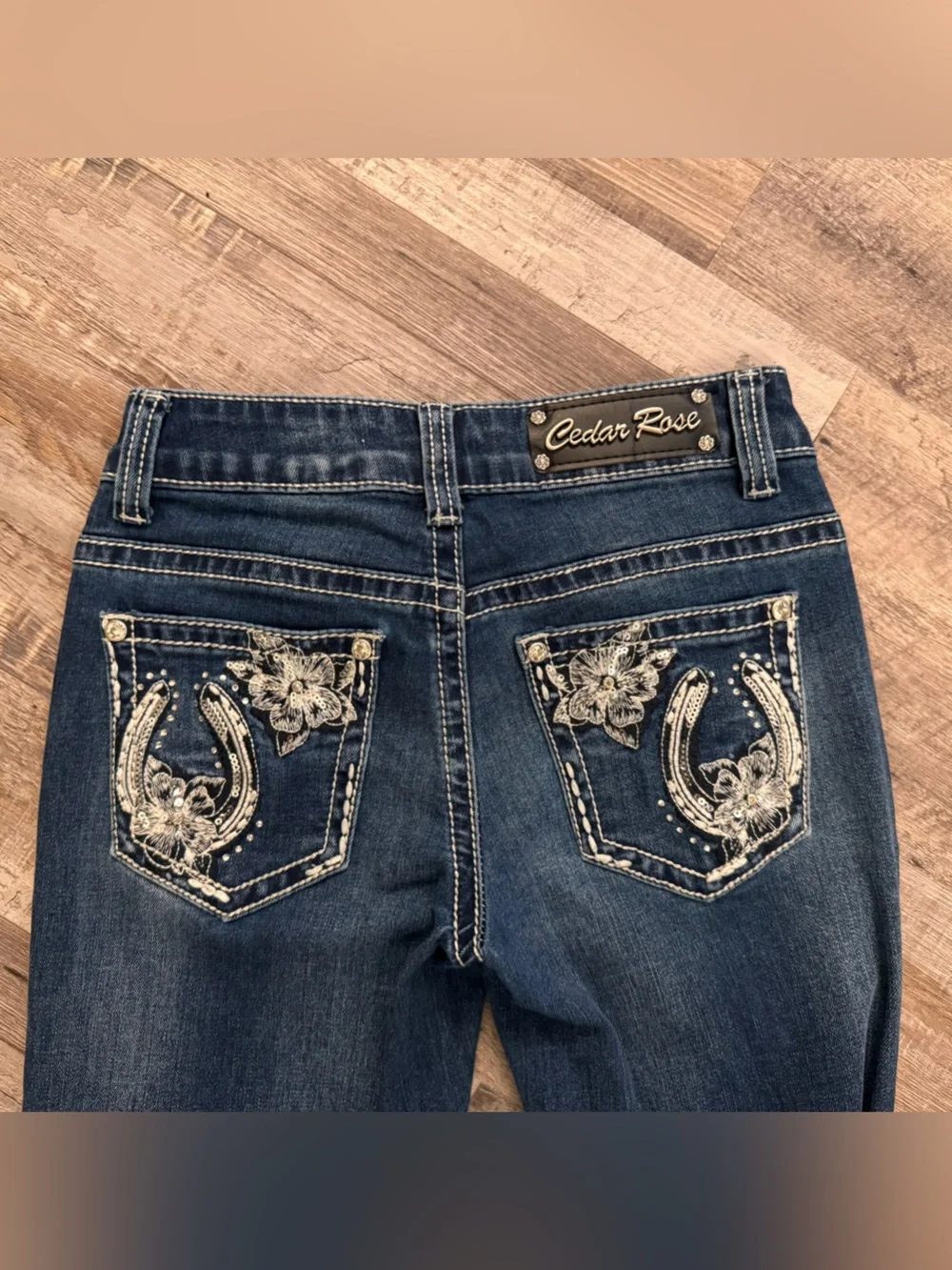 Cedar rose girls bootcut jeans size 10 brand new without tags